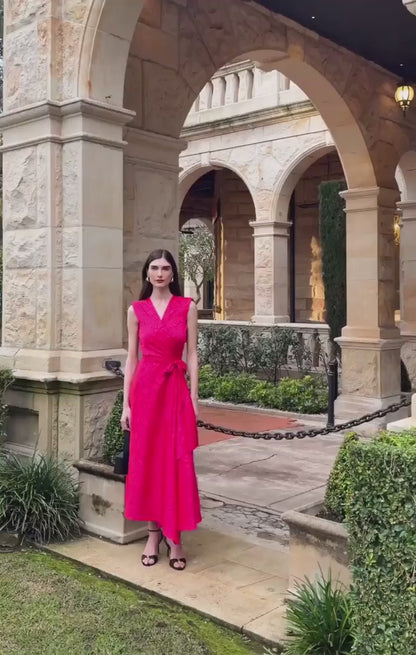 Sacha Drake Camelia Wrap Dress - Pink