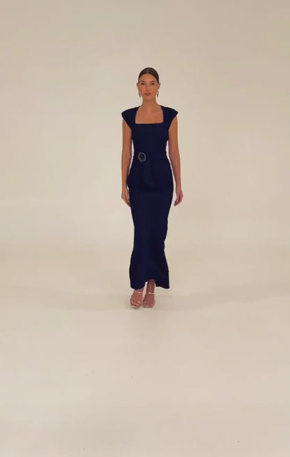 Sacha Drake Gala Royale Gown in Navy