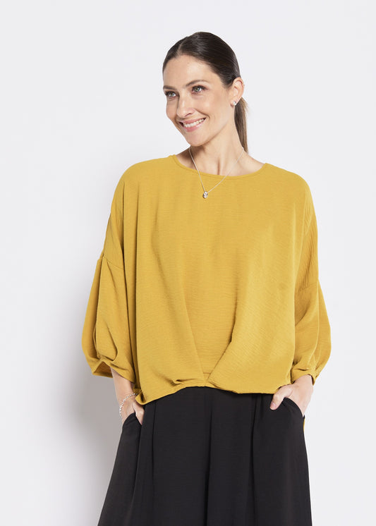 Philosophy Origin Pleat Tunic - Gold