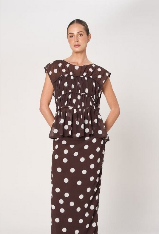 Zara Top - Polka Dot