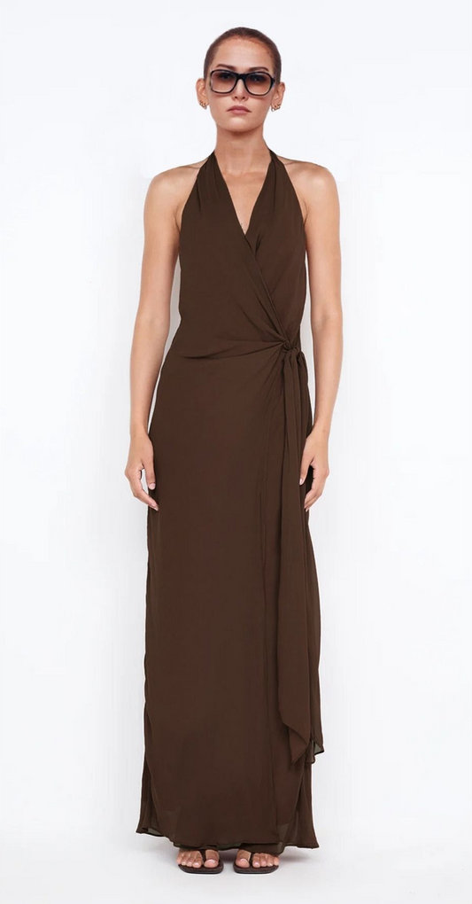 Sierra Maxi Dress - Chocolate