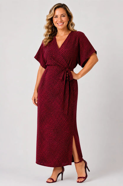 Shimmer & Shine Dress - Red