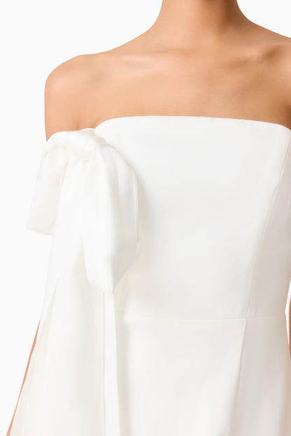 Elliatt Noralyn Strapless Gown - White
