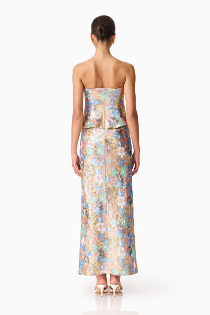 Elliatt Athea Gown - Gold/Multi