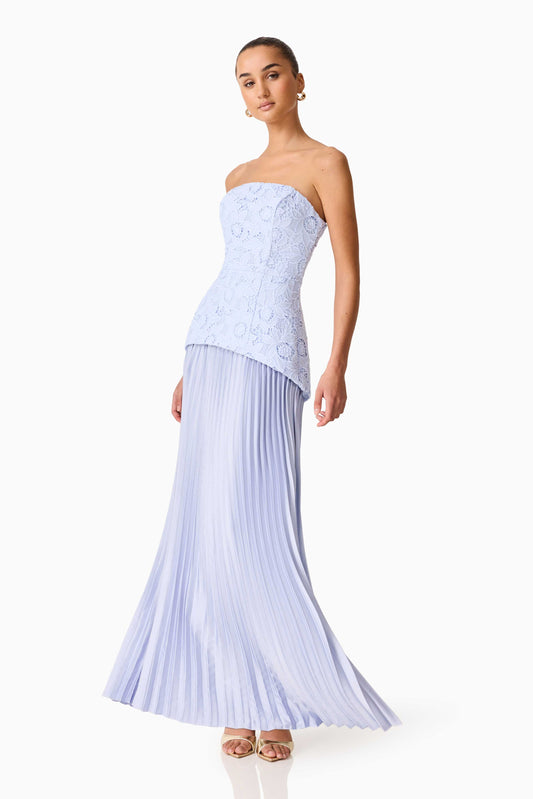 Elliatt Lacy Gown - Powder Blue