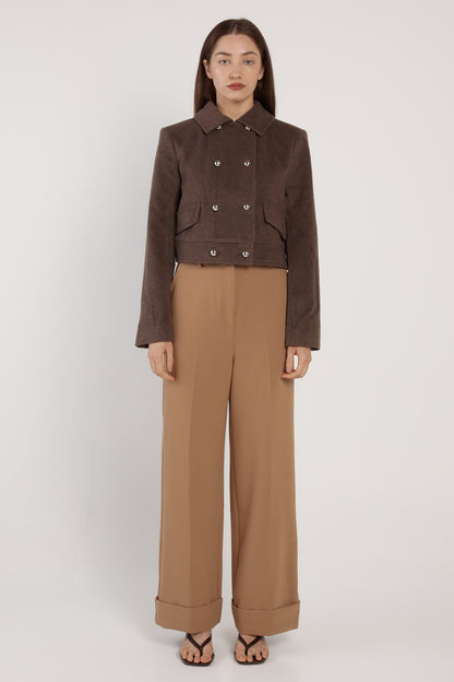 Fate & Becker Elka Wide Leg Pant - Camel