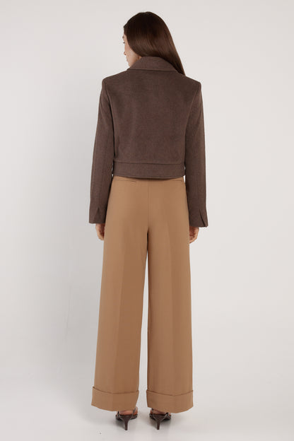 Fate & Becker Elka Wide Leg Pant - Camel