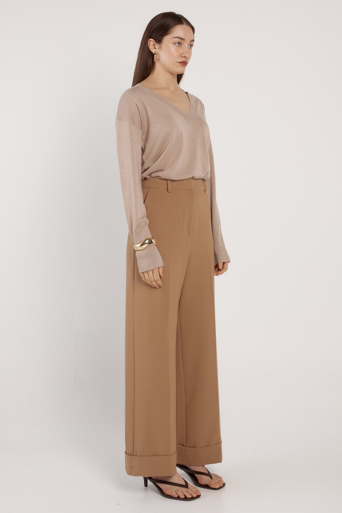 Fate & Becker Elka Wide Leg Pant - Camel