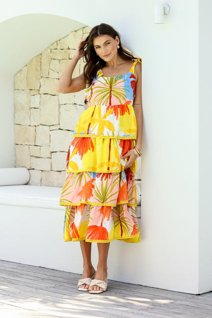Summer Spritz Dress - Yellow