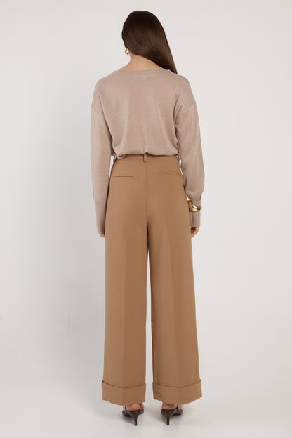 Fate & Becker Elka Wide Leg Pant - Camel