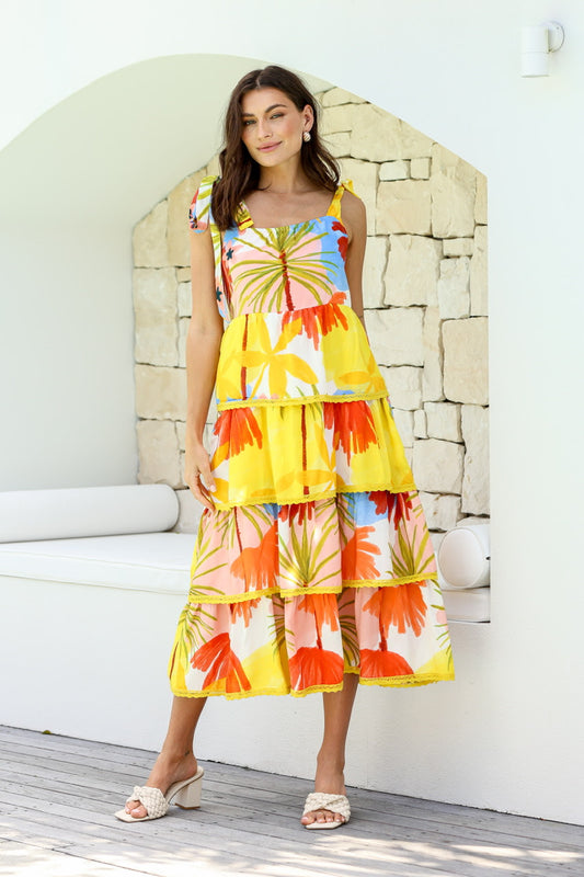 Summer Spritz Dress - Yellow