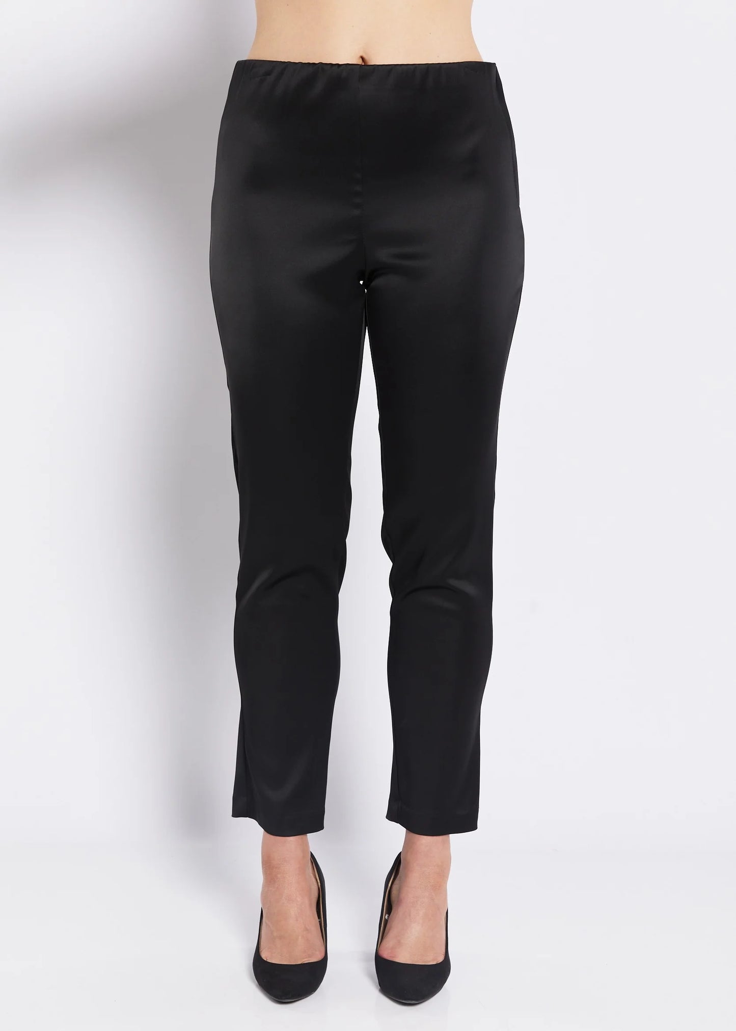 Philosophy Aust. Madonna Stretch Satin Pant - Black
