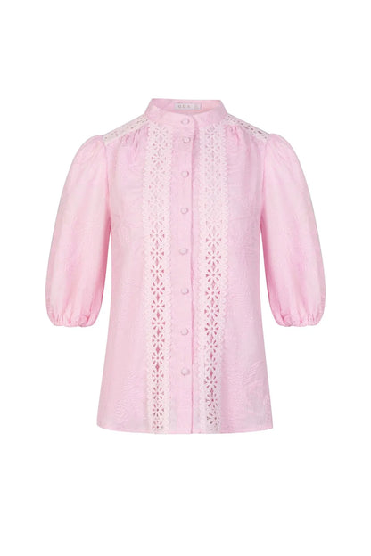 GDS Victoria Cotton Blouse - Pink