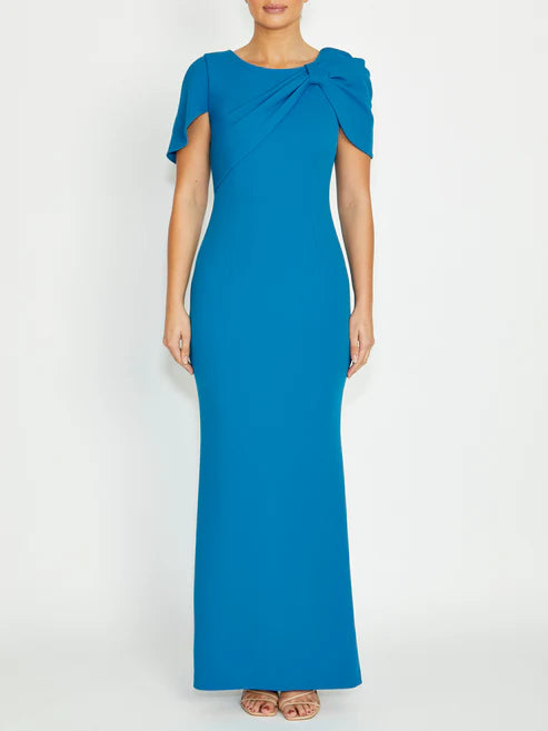 Anthea Crawford Juno Gown in Capri Blue