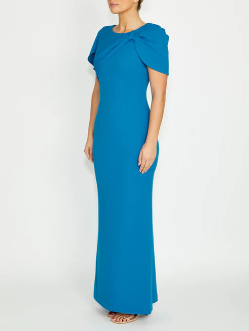 Anthea Crawford Juno Gown in Capri Blue