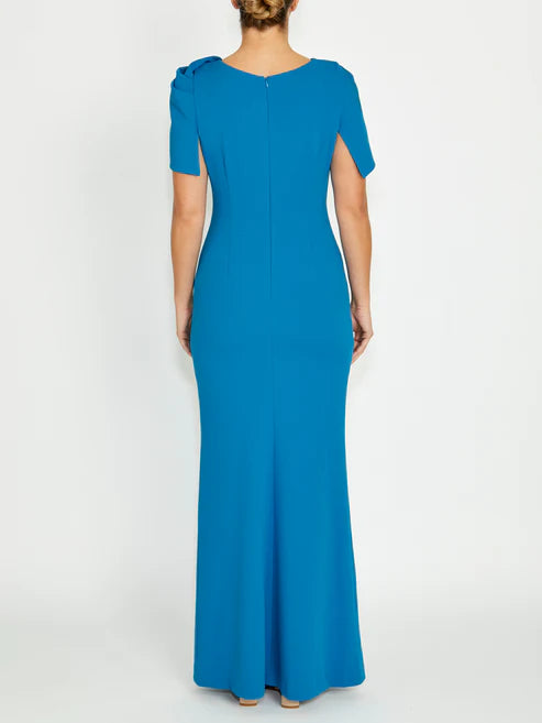 Anthea Crawford Juno Gown in Capri Blue
