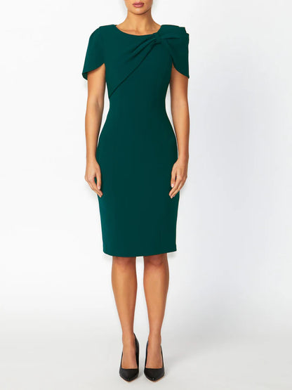 Anthea Crawford Juno Dress - Dark Teal