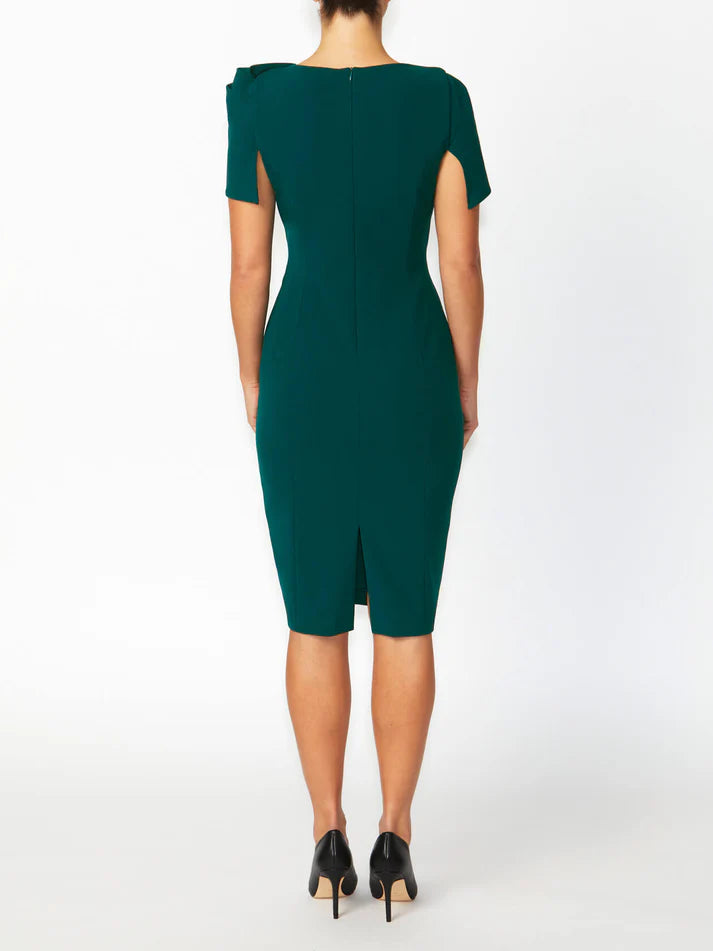 Anthea Crawford Juno Dress - Dark Teal