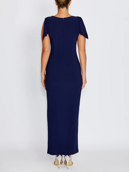 Anthea Crawford Hebe Gown- Navy