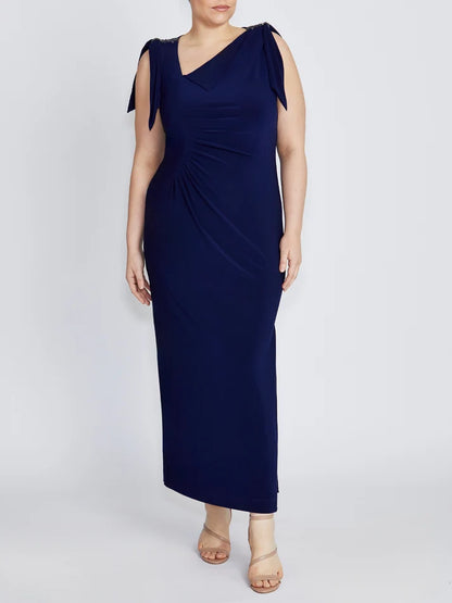 Anthea Crawford Hebe Gown- Navy
