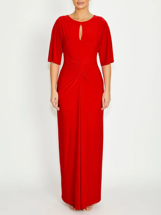 Anthea Crawford Eden Vermilion Jersey Gown COMING SOON