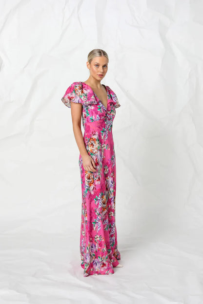 Kachel Mel Dress - Rose Romance Print