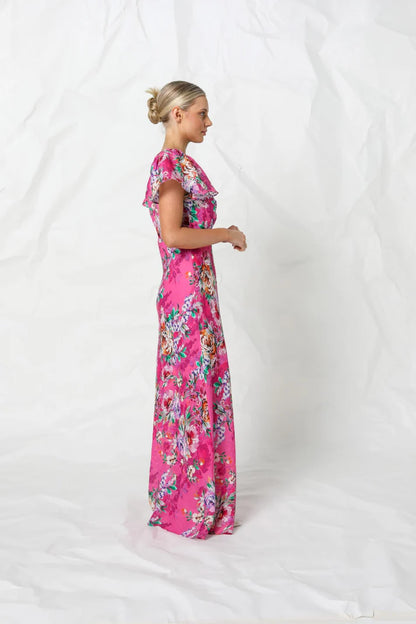 Kachel Mel Dress - Rose Romance Print