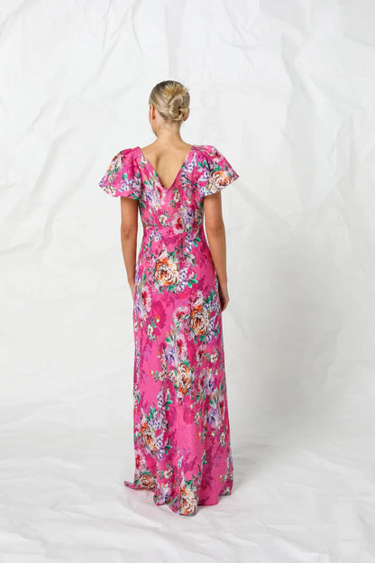 Kachel Mel Dress - Rose Romance Print