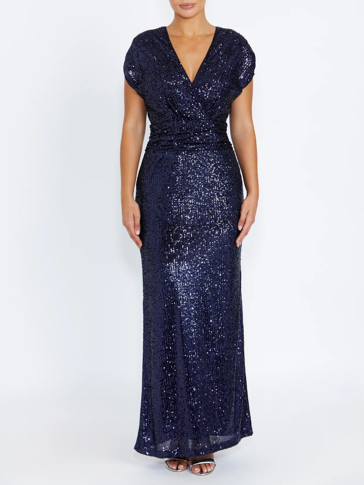 Anthea Crawford Calista Gown - Navy