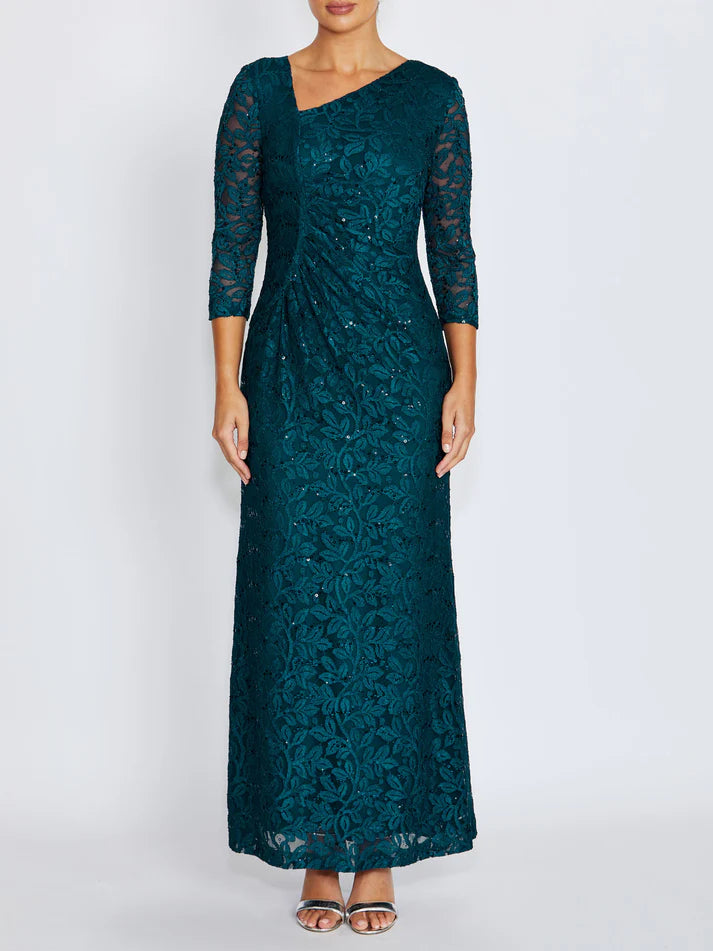 Anthea Crawford Leighton Gown - Teal