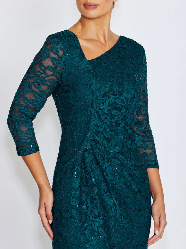 Anthea Crawford Leighton Gown - Teal