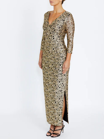 Anthea Crawford Aurelia Gown - Gold