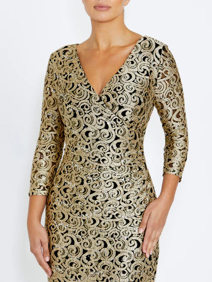 Anthea Crawford Aurelia Gown - Gold