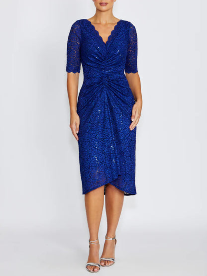 Anthea Crawford Nina Cocktail Dress - Periwinkle Blue