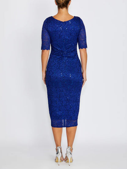 Anthea Crawford Nina Cocktail Dress - Periwinkle Blue