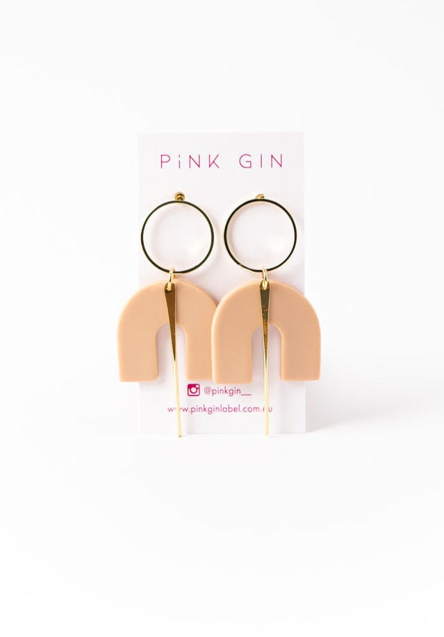 Pink Gin Isla Earrings -  Rose