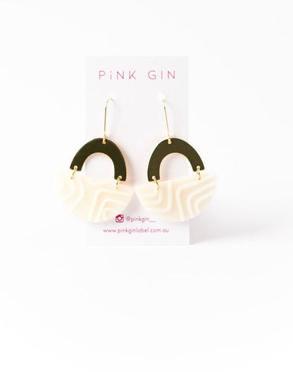 Pink Gin Liberty Earrings