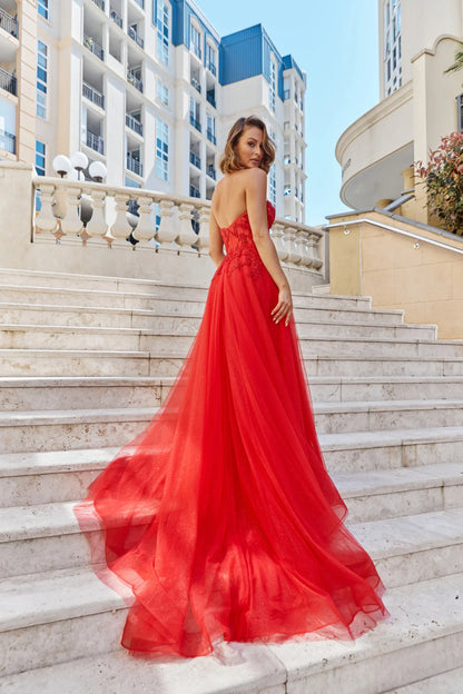 Tania Olsen Designs PO926 Hadley Formal Dress - Red