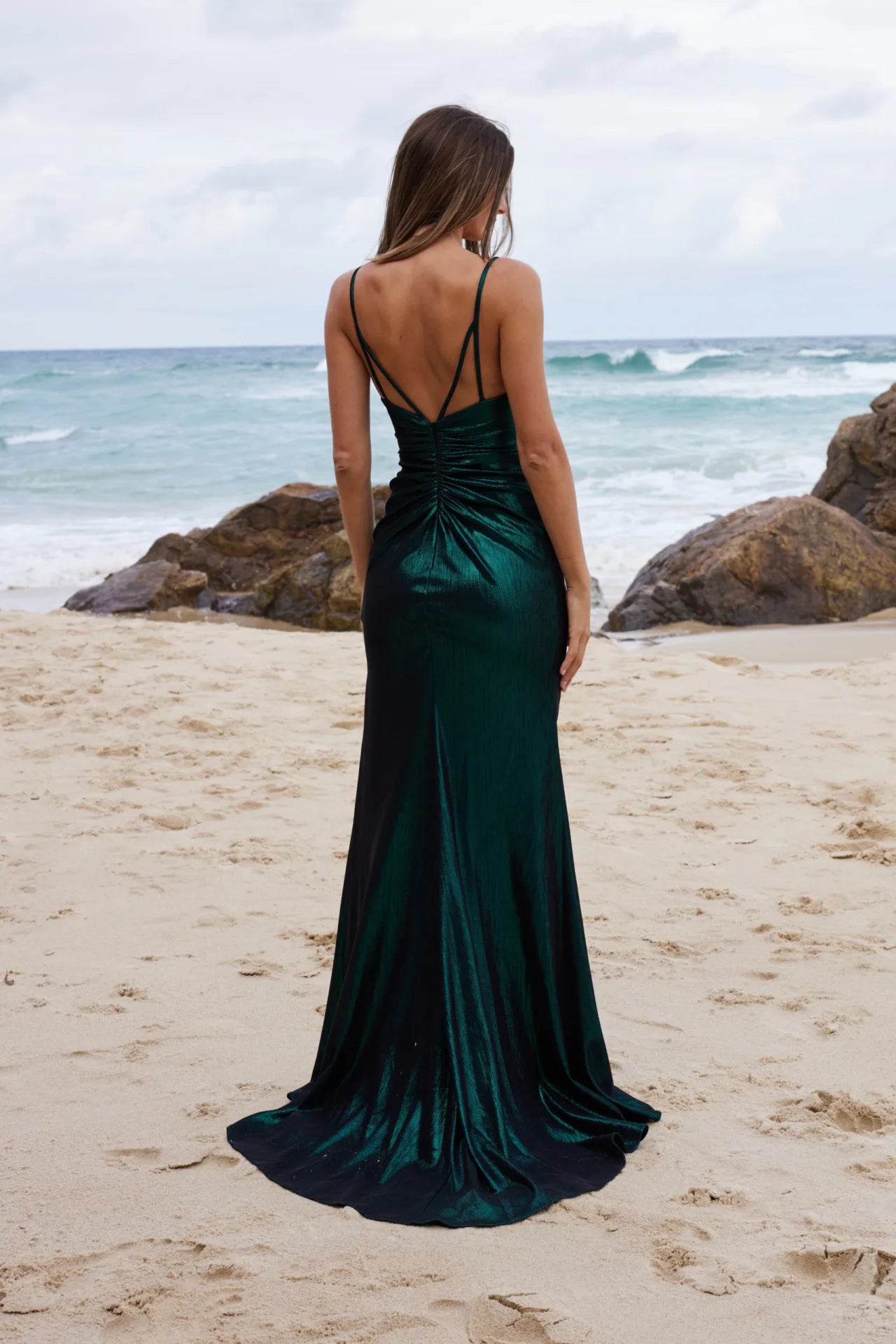 Tania Olsen Designs PO956 Lani Formal Gown - Emerald
