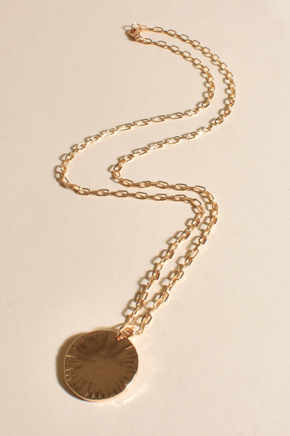 Adorne Seaside Pendant Necklace - Gold