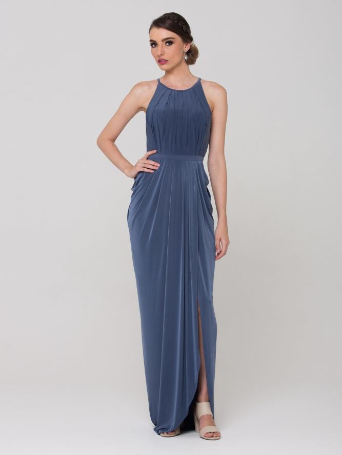 Tania Olsen Designs TO76 Sandra Dress - Dusty Blue
